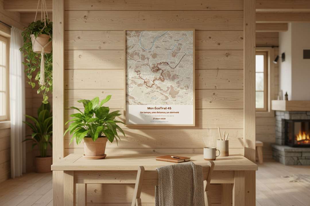 Mon ÉcoTrail Paris 45 - Affiche ÉcoTrail Paris personnalisée