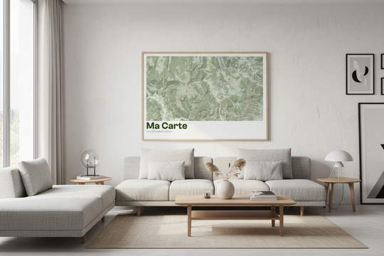 Ma carte – Affiche cartographique personnalisée