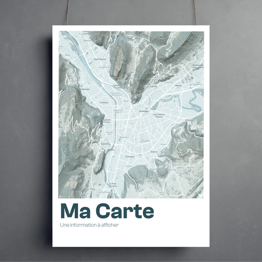Ma carte – Affiche cartographique personnalisée