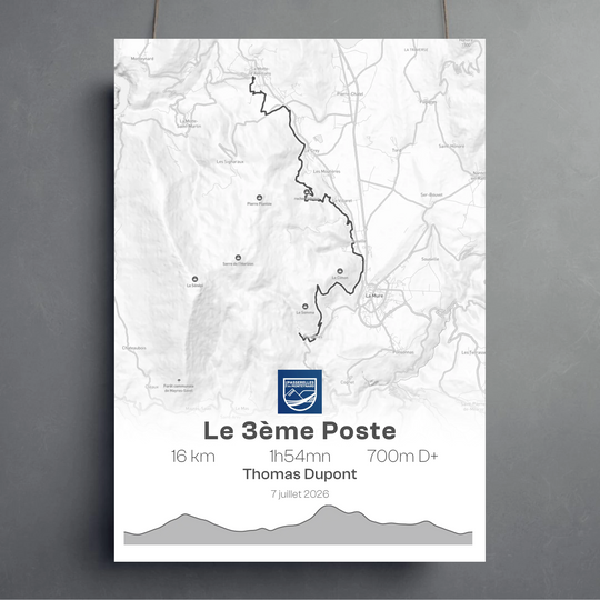 Affiche Trail des Passerelles du Monteynard - Le 3ème Poste
