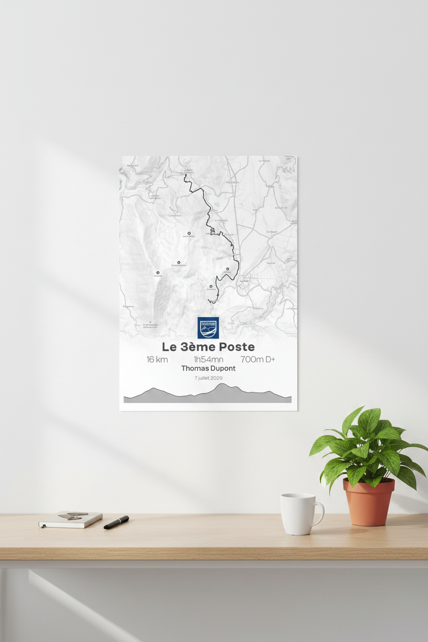 Affiche Trail des Passerelles du Monteynard - Le 3ème Poste
