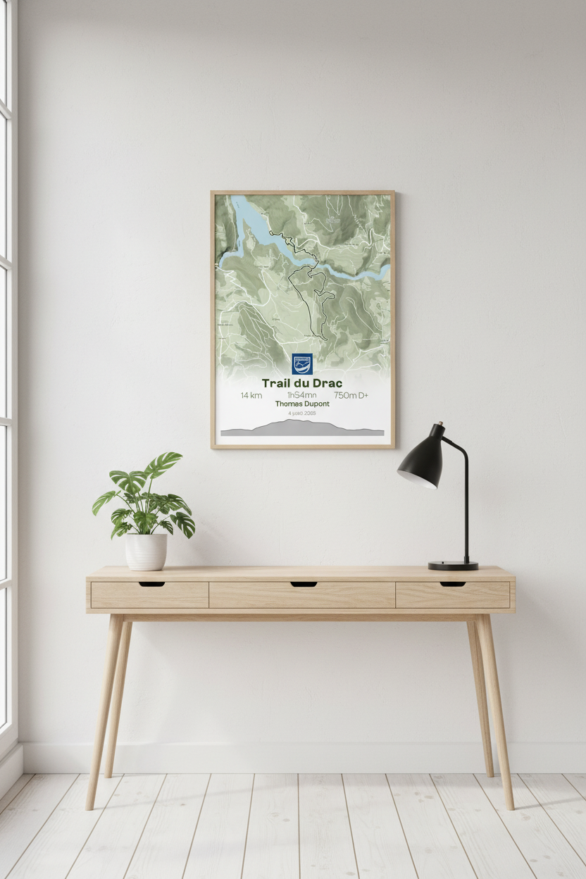 Affiche Trail des Passerelles du Monteynard - Trail du Drac