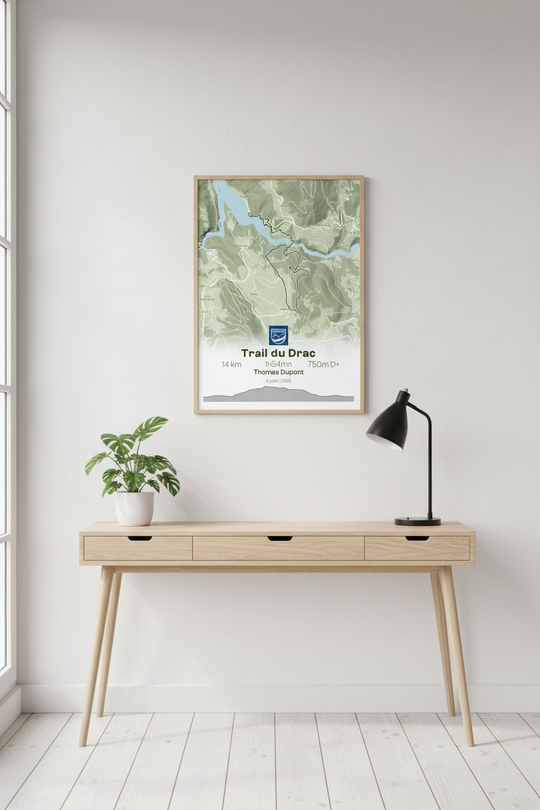 Affiche Trail des Passerelles du Monteynard - Trail du Drac