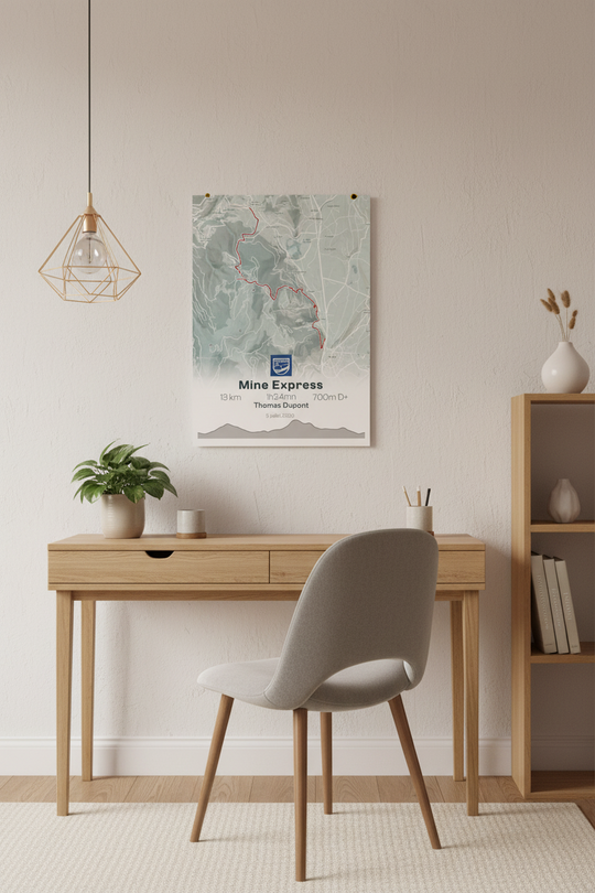 Affiche Trail des Passerelles du Monteynard - Mine Express