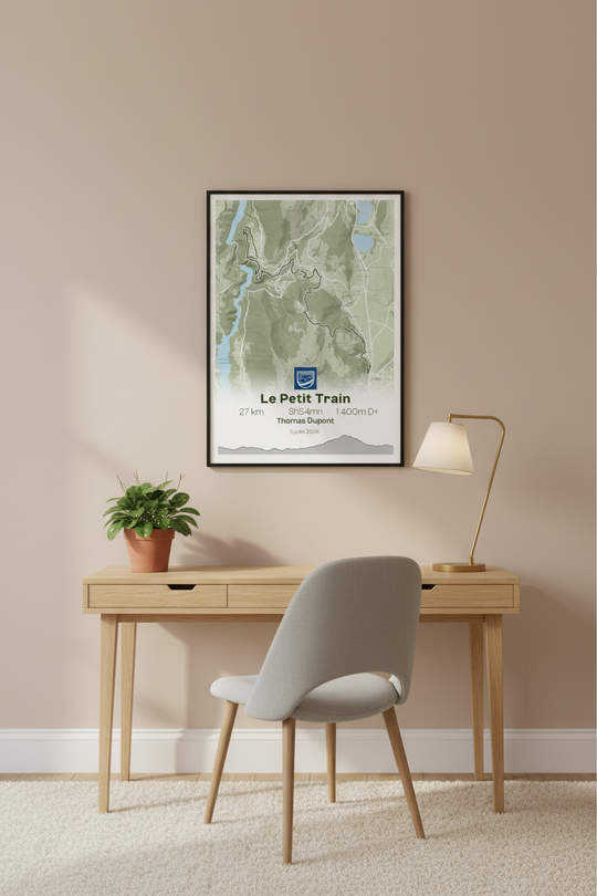 Affiche Trail des Passerelles du Monteynard - Le Petit Train