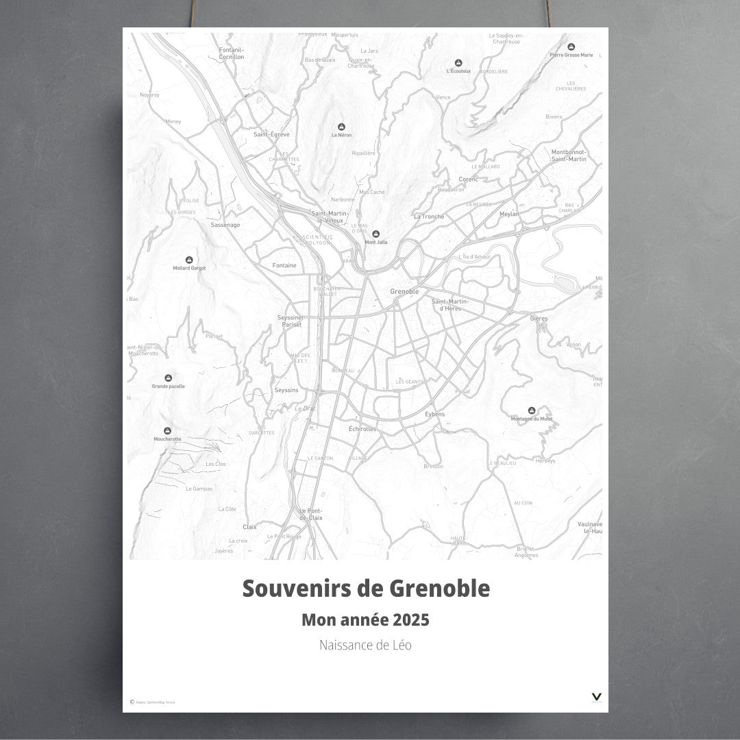 Affiche Ma Carte (carte personnalisée)