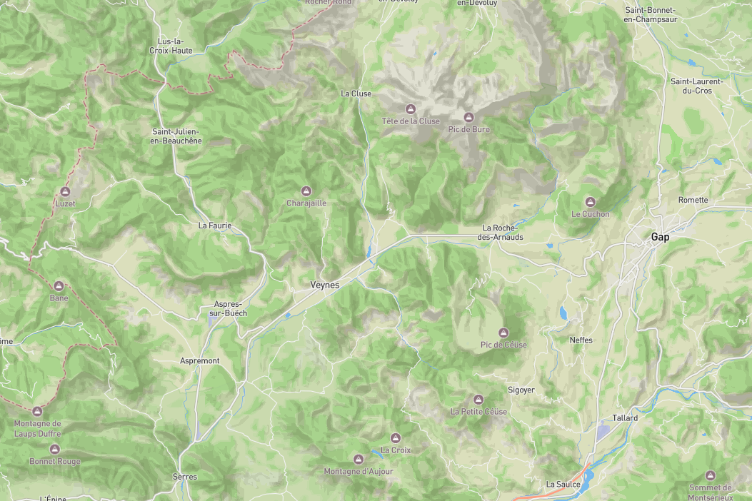 Style cartographique Vercoria Outdoor